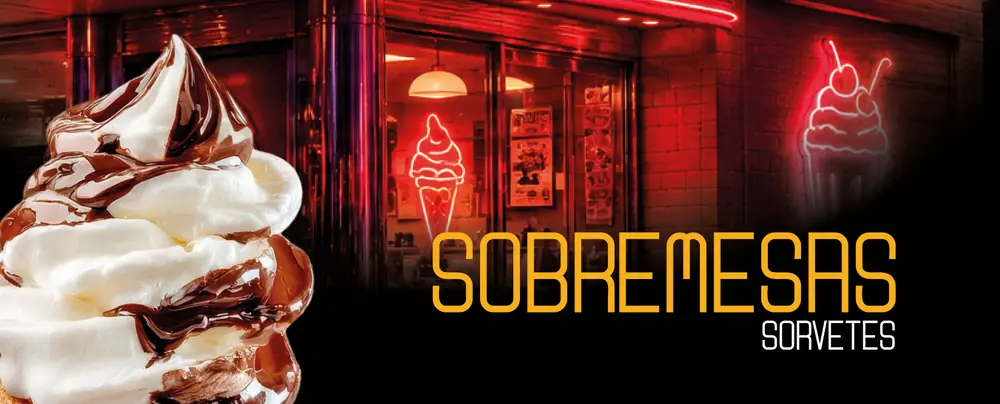 Sobremesas · Sorvetes